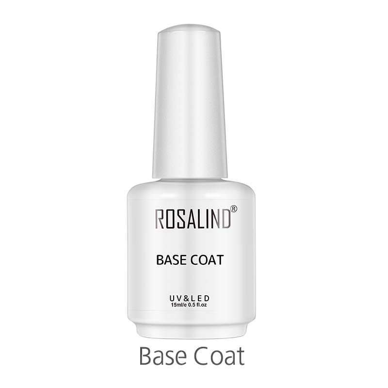 ROSALIND 15ml Base/Top Coat Nail Gel Primer Matt Top Coat Manicure Decoration