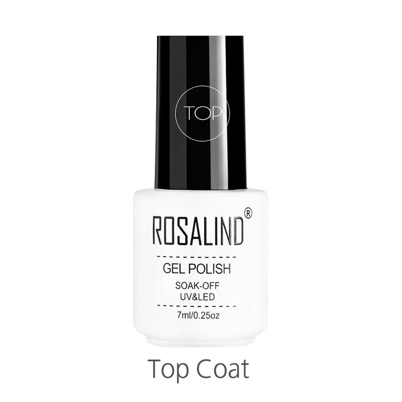 ROSALIND 15ml Base/Top Coat Nail Gel Primer Matt Top Coat Manicure Decoration