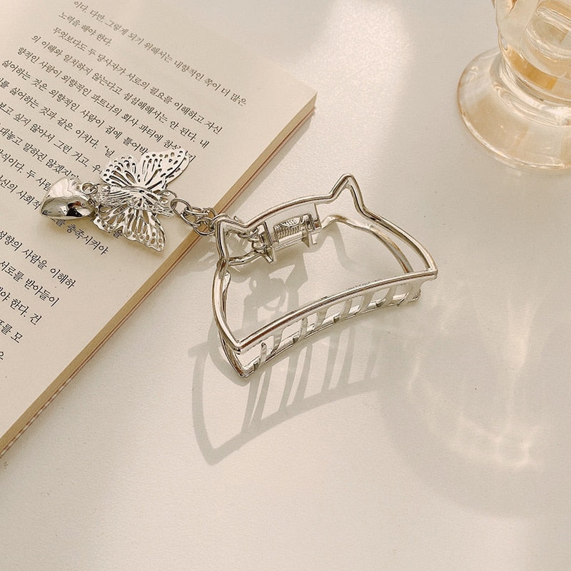 Women Geometric Hair Claw Girls Clamps Fashion Metal Hair Crab Cross Hair Clips Headband Hairpin Fashion Hair Accessories