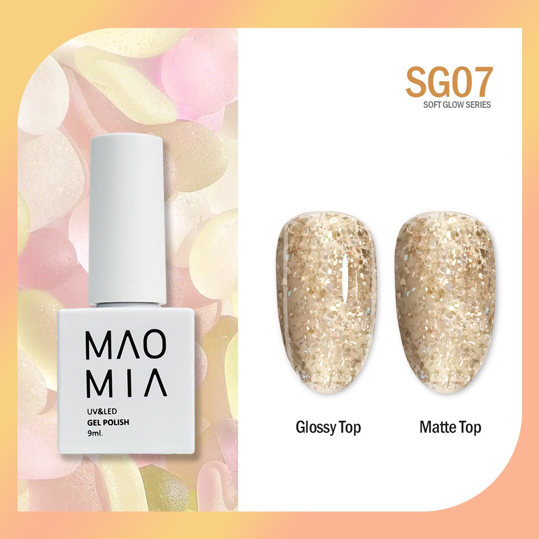 Professional nail paint for semi permanant manicure gel nail color