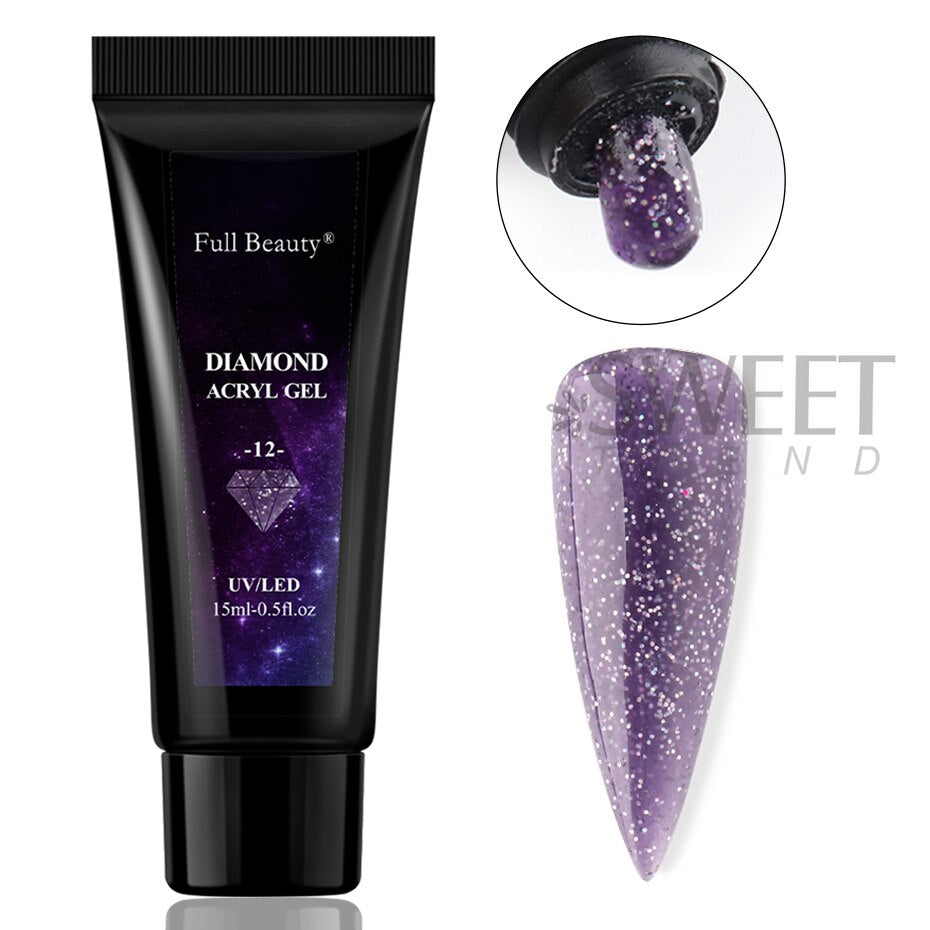 15ml Luminous Glow Nails Acrylic Extension Gel