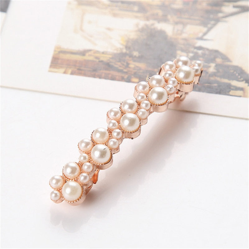 New Korean Elegant Hairpins Hairgrips Crystal Hair Clips For Women Girls Hair Accessories