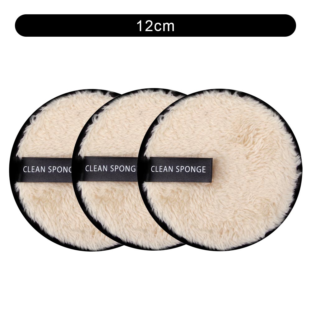 3Pcs Reusable Makeup Remover Pads Cotton Cosmetic remover cotton puff soft