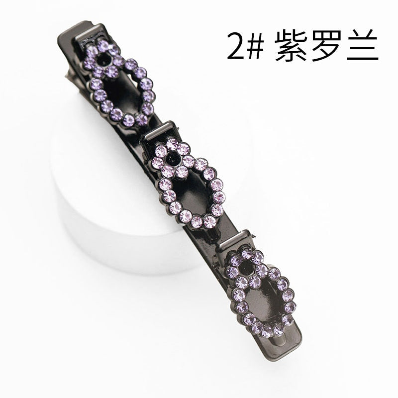 New Korean Elegant Hairpins Hairgrips Crystal Hair Clips For Women Girls Hair Accessories