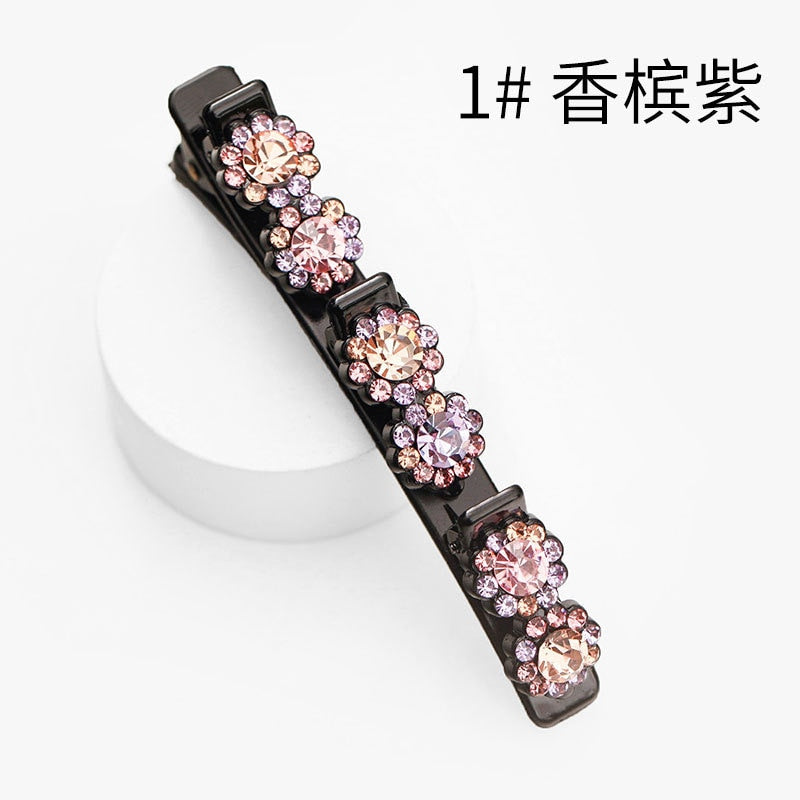 New Korean Elegant Hairpins Hairgrips Crystal Hair Clips For Women Girls Hair Accessories
