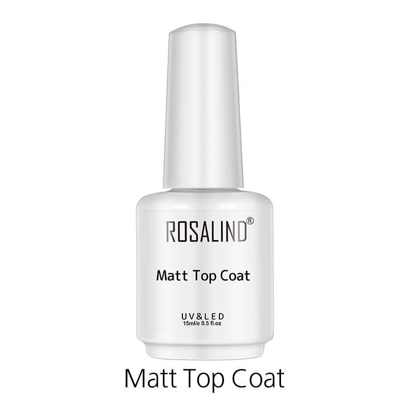 ROSALIND 15ml Base/Top Coat Nail Gel Primer Matt Top Coat Manicure Decoration