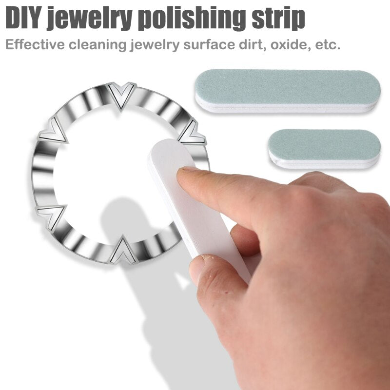 Silver Ring Polishing Strips for jewellery 1/3/6pcs