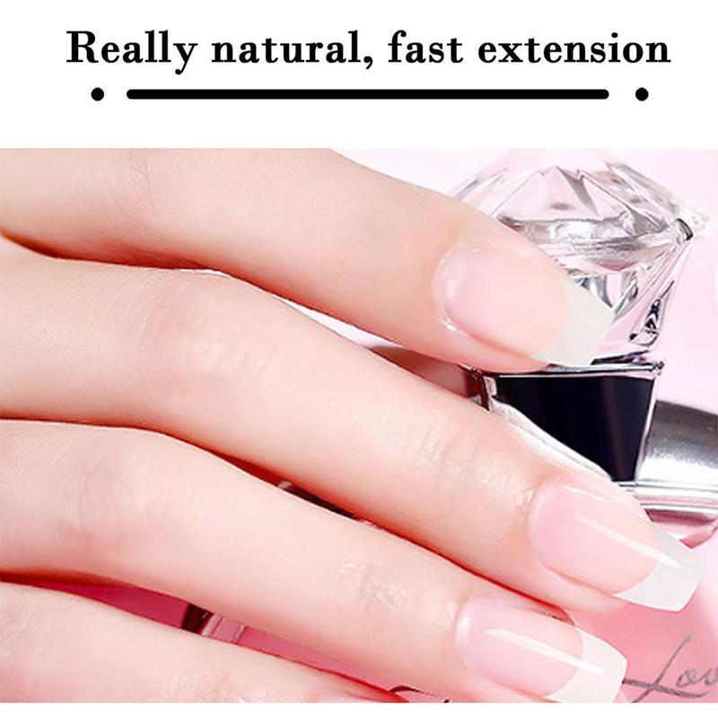 15ml Fiber Builder Glue Gel Nail Art With 10 Pcs Nail