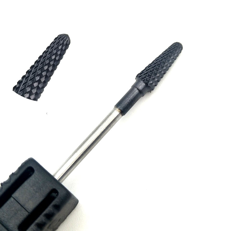 Black Coated manicure nail tools for easy manicure
