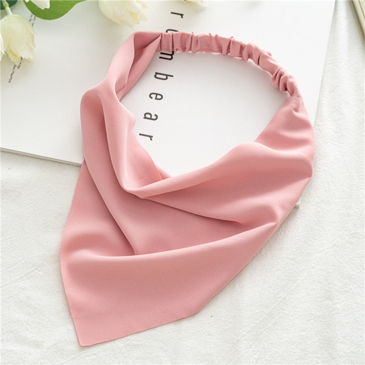Women Girl Hair Accessories triangular hairband