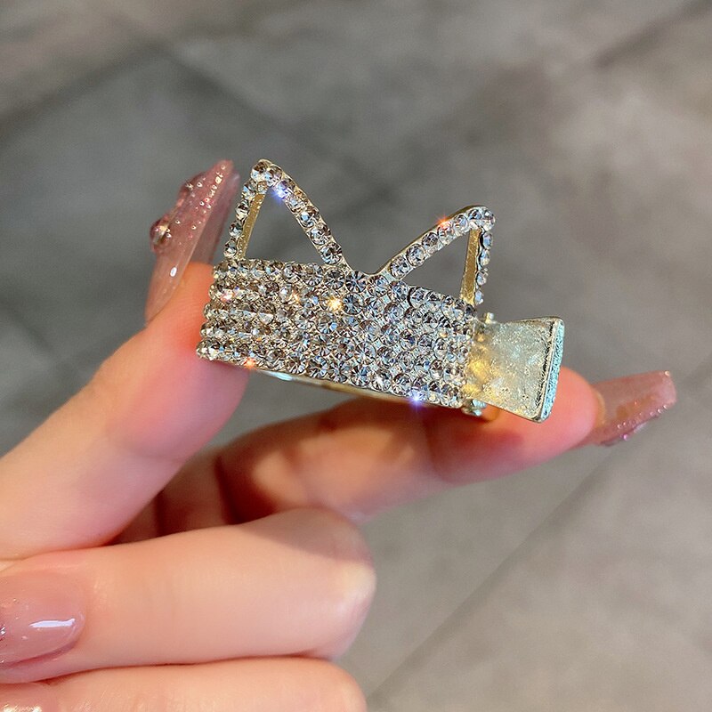 High Ponytail Clip for Women Fashion Metal Hair Claw Girls Clamps Girl Fixed Hairpin Claw Clip Hair accessories Headwear