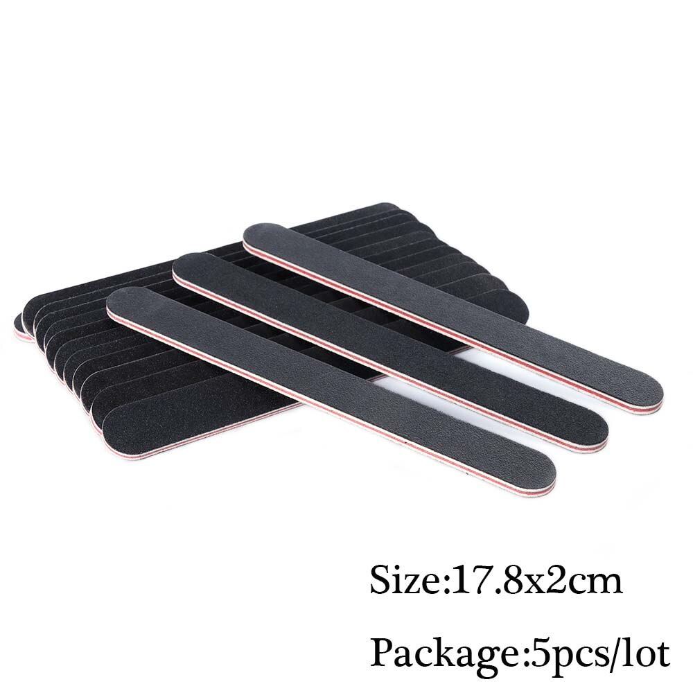 Mini Double Sided Nail File Set Sanding Buffer Block 180/240 Grit Gel Polish Manicure Tool Kit SA858
