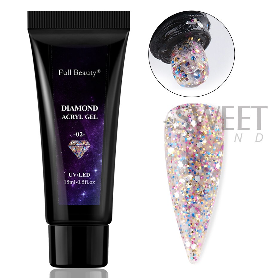 15ml Luminous Glow Nails Acrylic Extension Gel