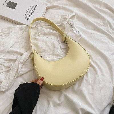 Women Bag PU Bucket Casual Solid Fashion Zipper Shoulder Bags Handbags Simple Women Bag All-match Euro-America Style