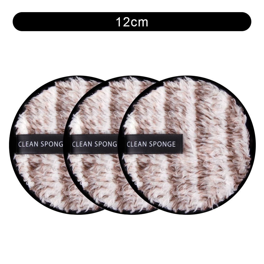 3Pcs Reusable Makeup Remover Pads Cotton Cosmetic remover cotton puff soft