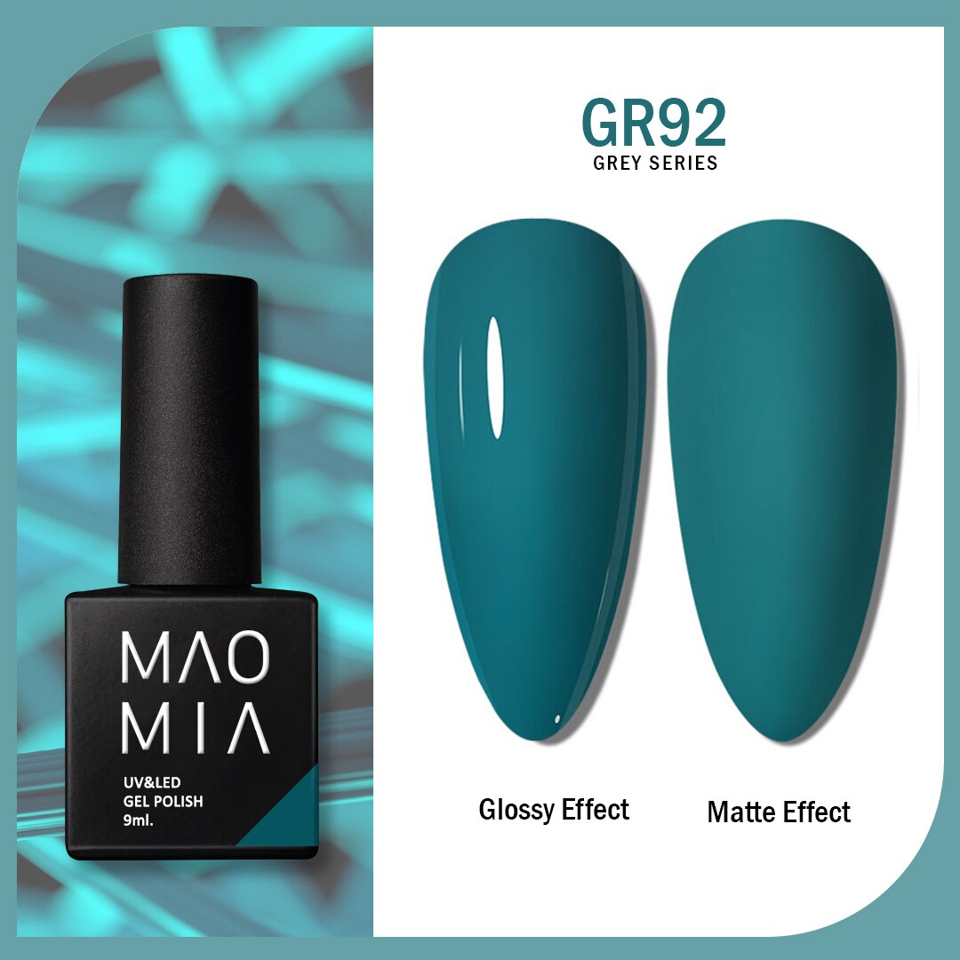 Gel Varnish For Nails Polish 10ml Soak Off UV LED Nails Semi Permanent DIY Nail Art Gels Nails Accessories Gray Color Series.
