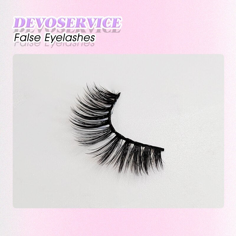 20Pairs 3D Mink Lashes Fluffy Soft Natural Reusable Eyelash Thick, Lightweight, Comfortable, Natural Look And Shape