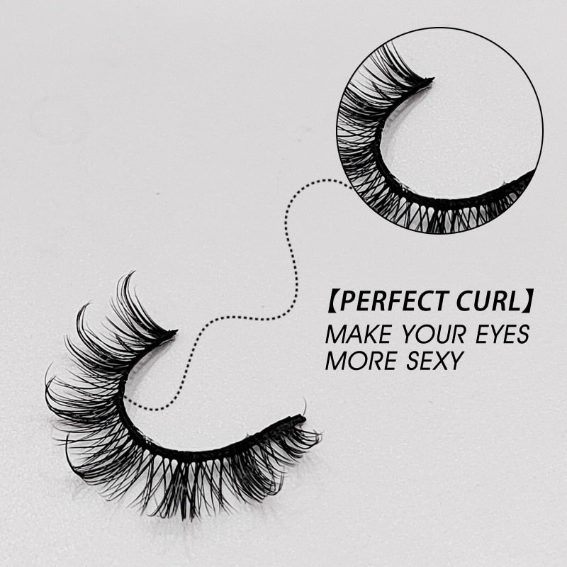 10 Pairs 3D Faux Mink Lashes Russian