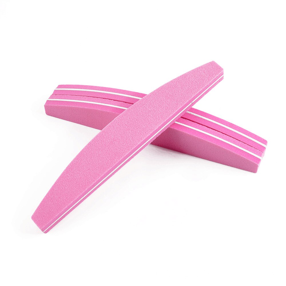 5pcs of Manicure Care Tools Nail File Buffer Sponge