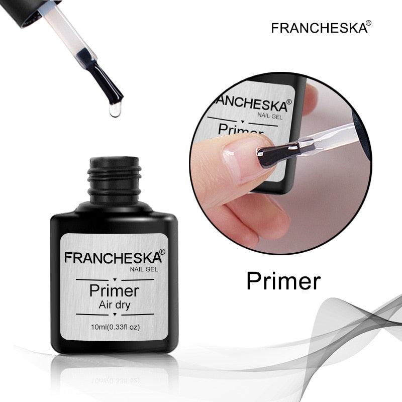 Fast Air Dry Primer for Nails UV LED Gel Base Primer Soak Off Gel Nail Polish for Nail Art Design Nail Dehydrator for Acrylic nails