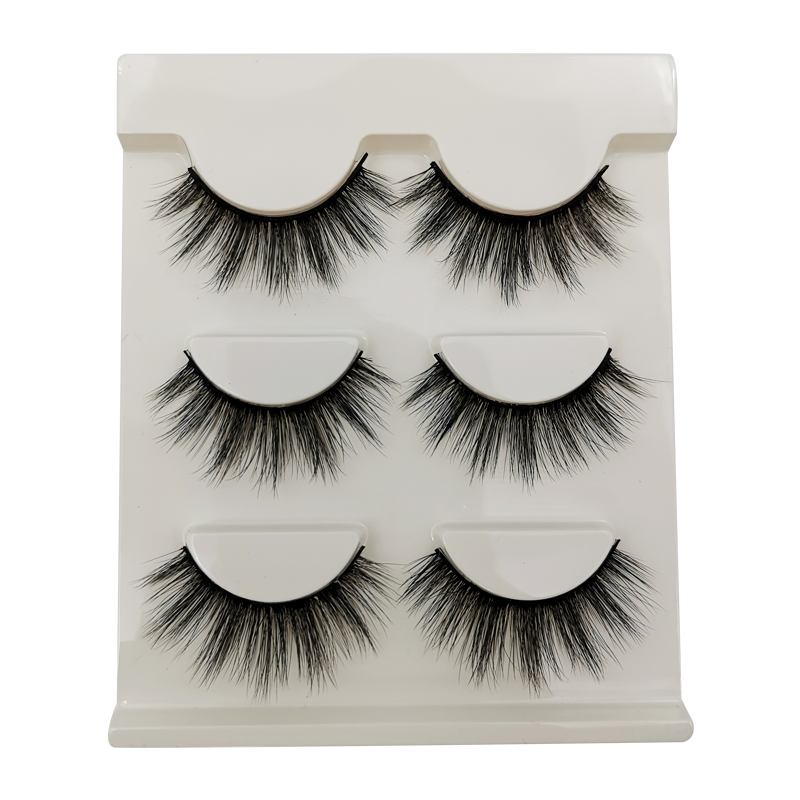 3/5/10 Pairs Half Eye Lashes 3D Cat Eye Mink Natural