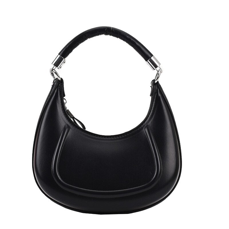 Simple Women's Shoulder Bags Crescent Chain Handbags Luxury Designer Messenger Bag of Summer Brand Female Bag Fashionable Purses
