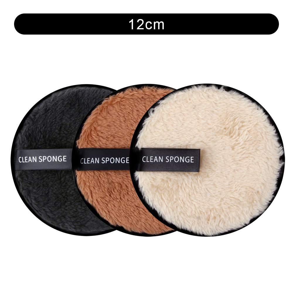 3Pcs Reusable Makeup Remover Pads Cotton Cosmetic remover cotton puff soft