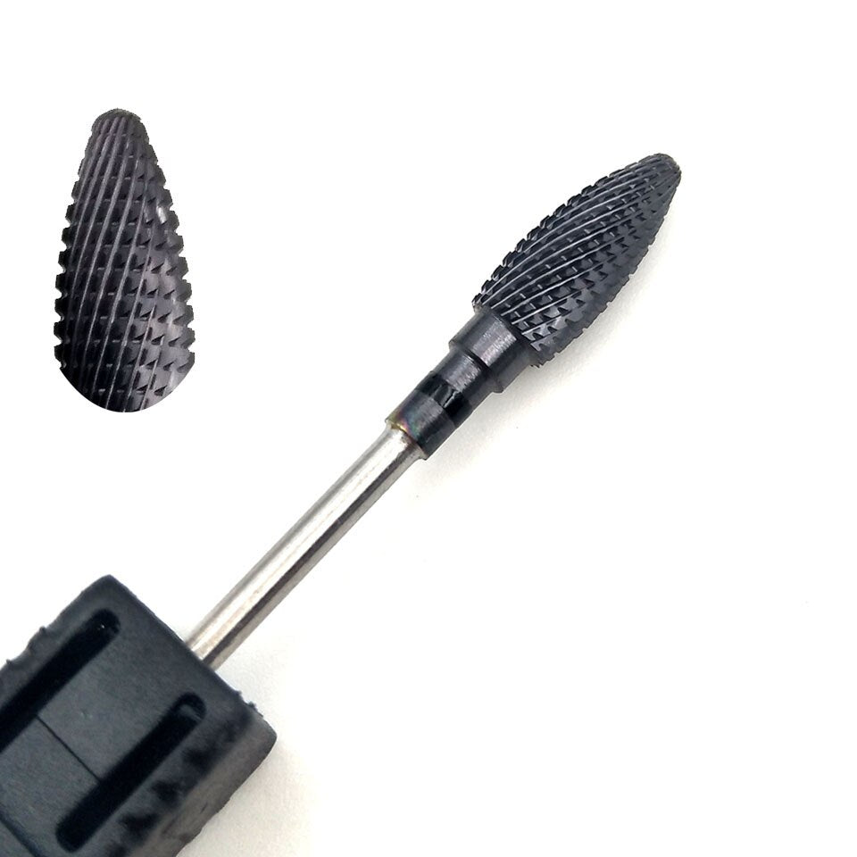 Black Coated manicure nail tools for easy manicure