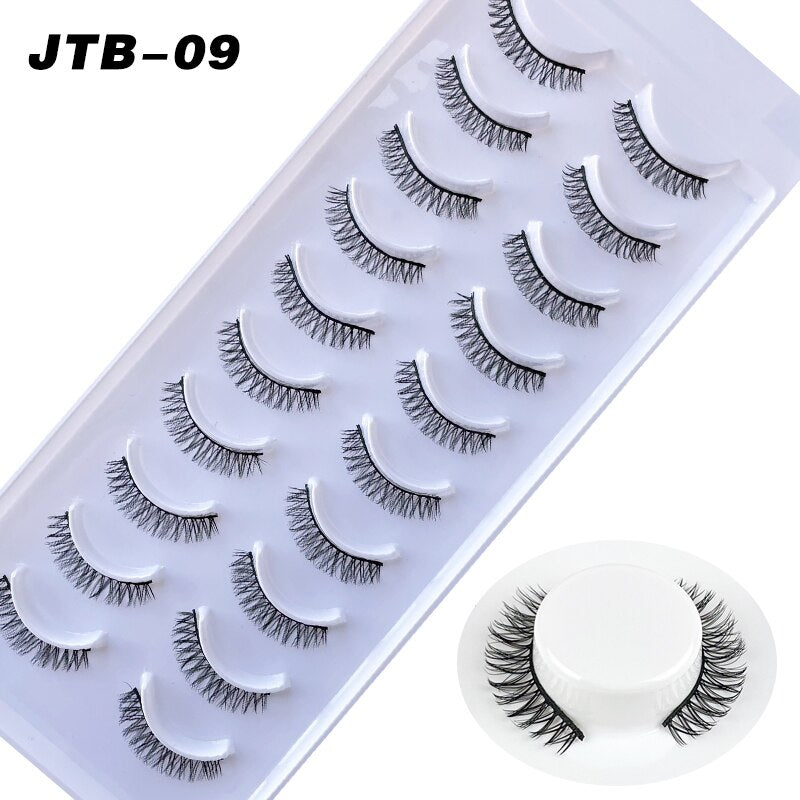 10 Pairs 3D Faux Mink Lashes Russian