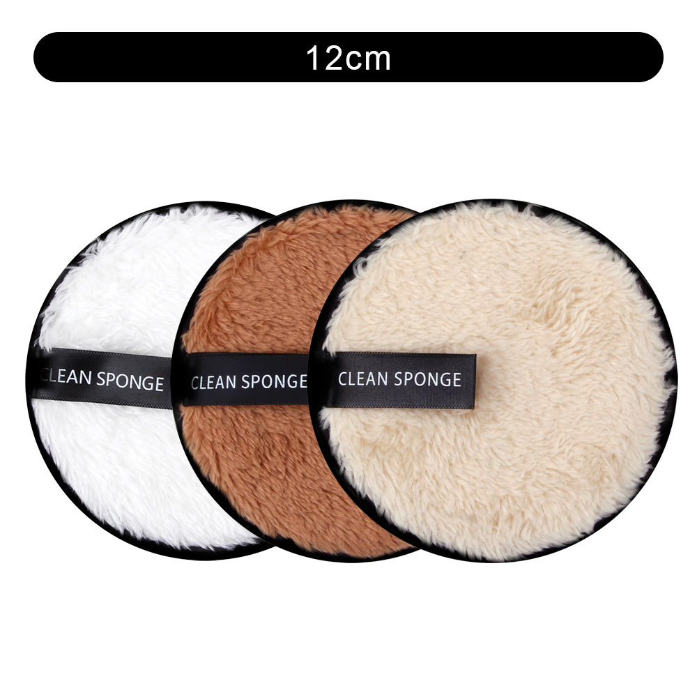 3Pcs Reusable Makeup Remover Pads Cotton Cosmetic remover cotton puff soft
