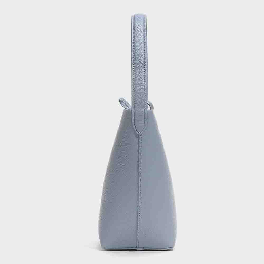 MS Fashion Bag Women Simple Cowhide Bucket Bag Oversize Lady Handbag Shoulder Luxury Togo Leather Bucket Bags Spring New 2023