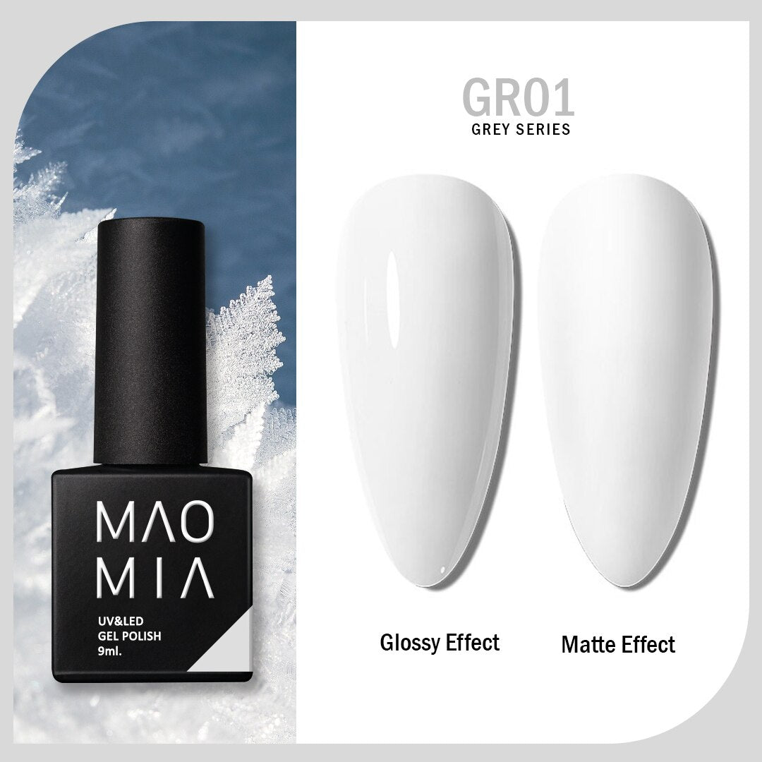 Gel Varnish For Nails Polish 10ml Soak Off UV LED Nails Semi Permanent DIY Nail Art Gels Nails Accessories Gray Color Series.