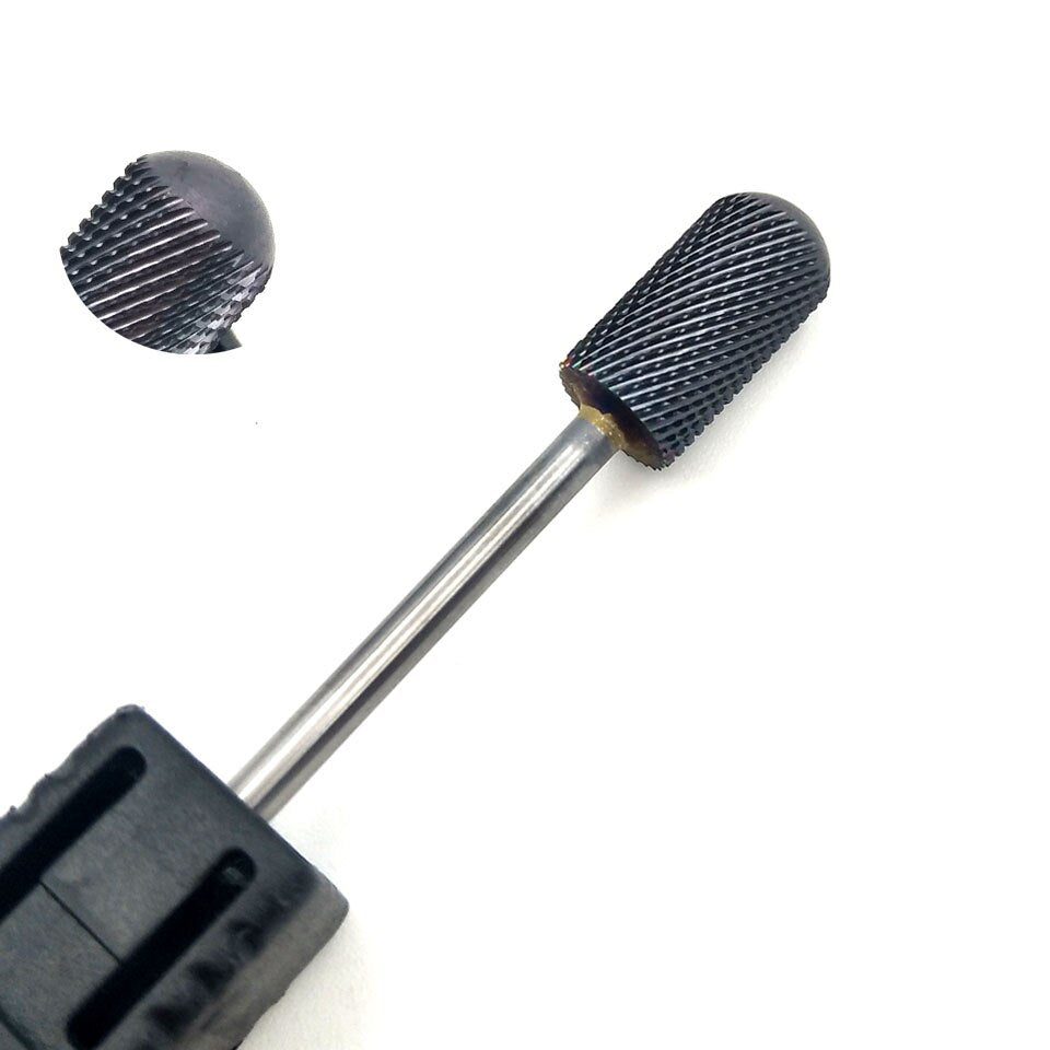 Black Coated manicure nail tools for easy manicure