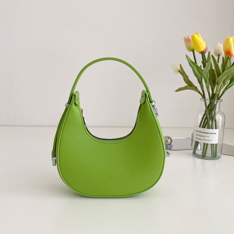 Woman Hobo Bag Luxury Design 2022 New Fashion Handbag Leather Armpit Bag Small Shoulder Bags Female Chain Crossbody Bags Purses