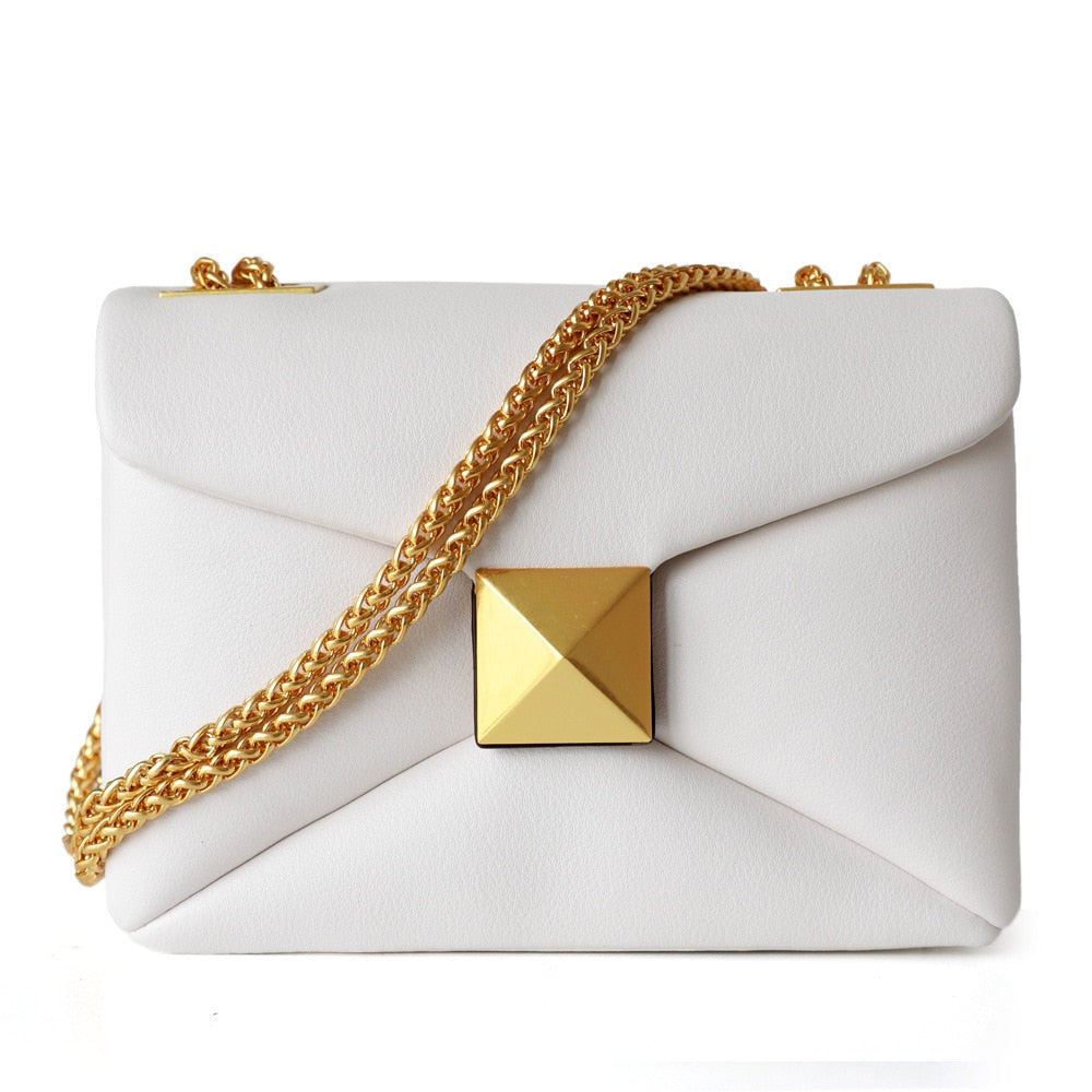 Fashion Casual Style Designer Brand Leather Women Bag Lady Flap Handbag Chain Crossbody Bags