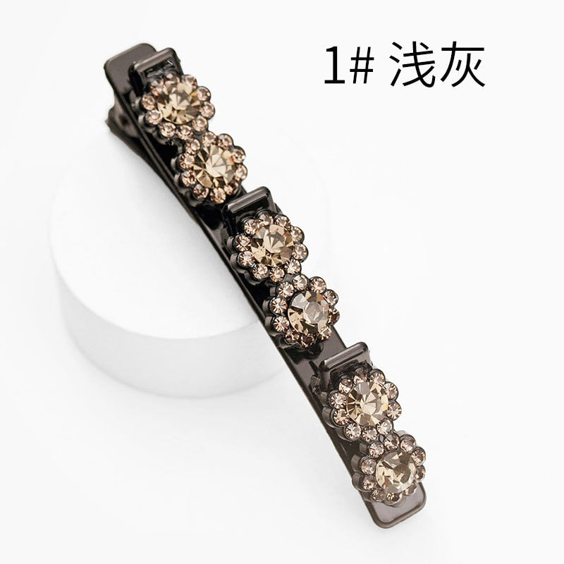 New Korean Elegant Hairpins Hairgrips Crystal Hair Clips For Women Girls Hair Accessories