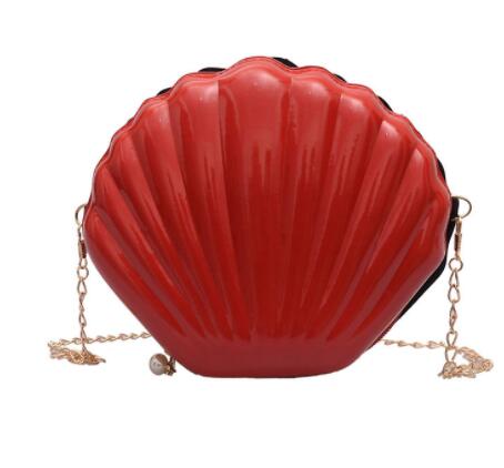 NEW Women Shoulder Handbags Shell Bag Chain Cute Sequins Small Bag Phone Money Pouch Zipper Crossbody Bags for Women Bolsa