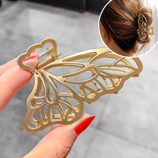 Women Geometric Hair Claw Girls Clamps Fashion Metal Hair Crab Cross Hair Clips Headband Hairpin Fashion Hair Accessories