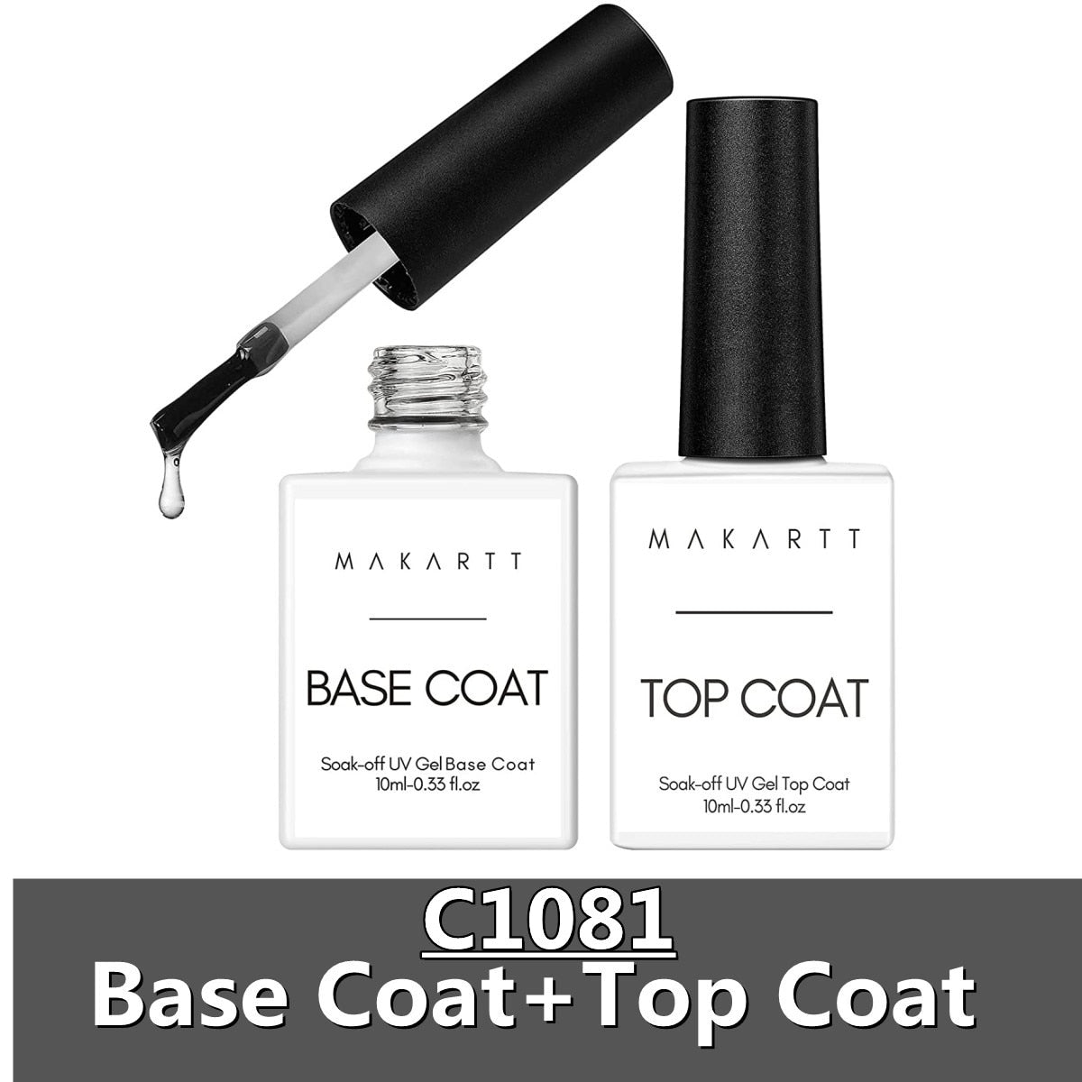 Black White Nail Gel Polish Kit Holographic Gel Polish Set Soak Off UV LED Gel Varnish Manicure Nail Art.