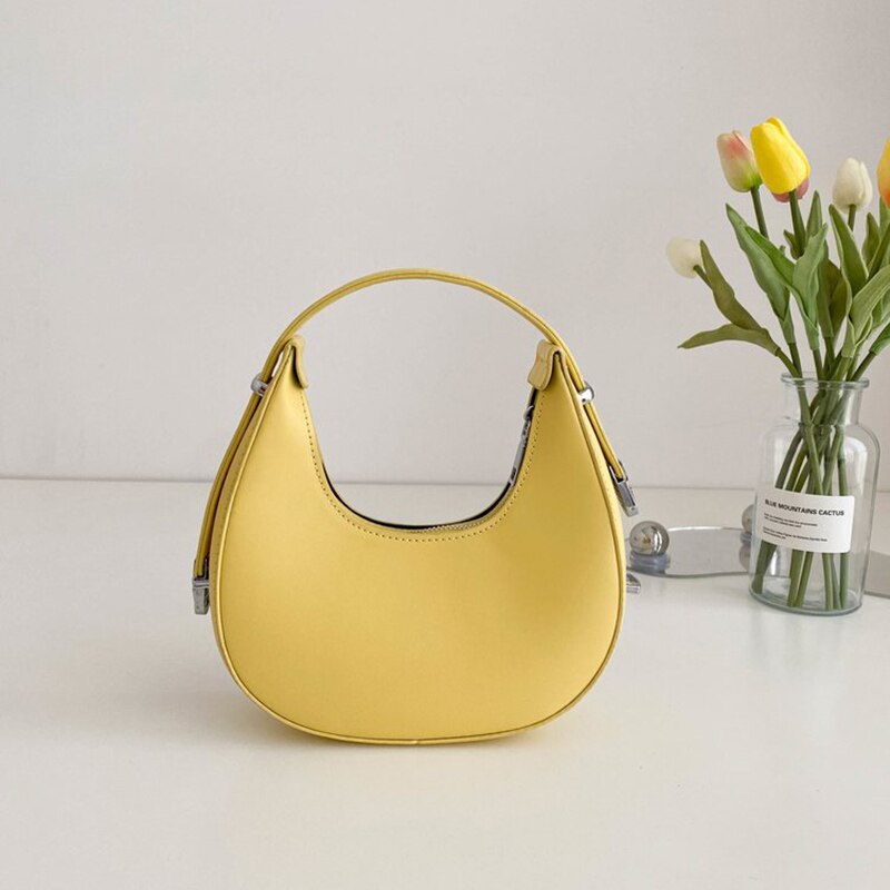 Woman Hobo Bag Luxury Design 2022 New Fashion Handbag Leather Armpit Bag Small Shoulder Bags Female Chain Crossbody Bags Purses
