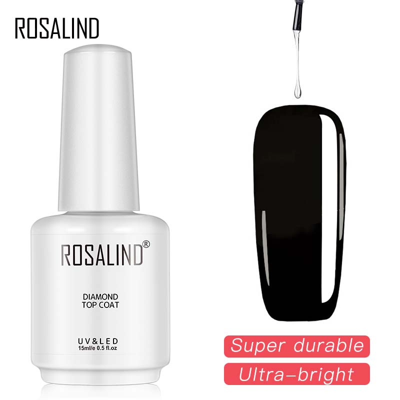 ROSALIND 15ml Base/Top Coat Nail Gel Primer Matt Top Coat Manicure Decoration