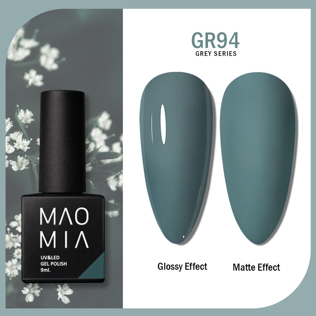 Gel Varnish For Nails Polish 10ml Soak Off UV LED Nails Semi Permanent DIY Nail Art Gels Nails Accessories Gray Color Series.