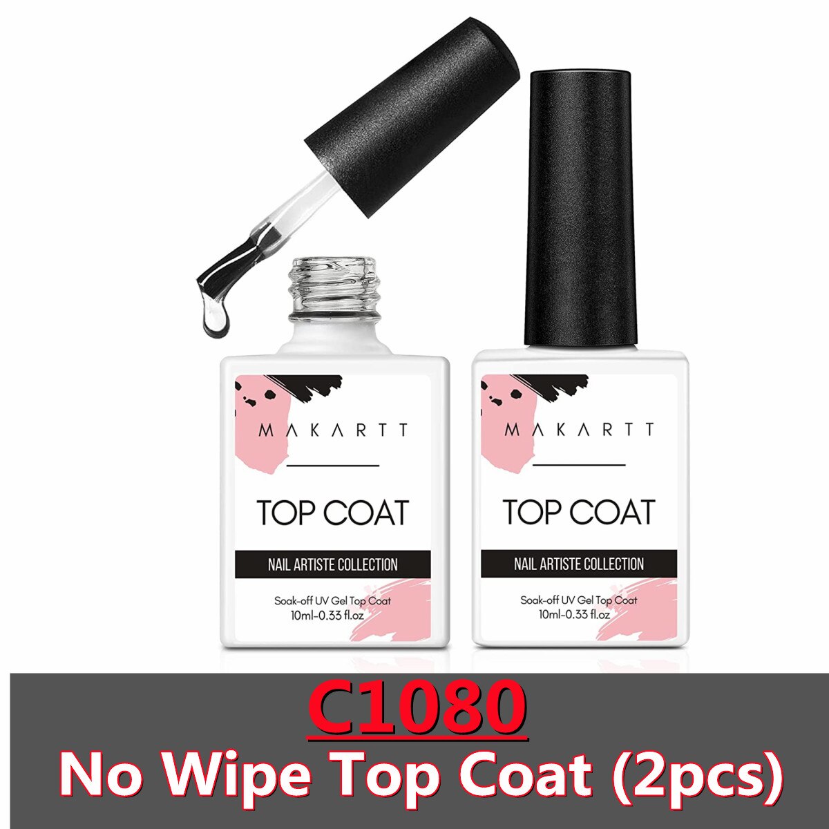 Black White Nail Gel Polish Kit Holographic Gel Polish Set Soak Off UV LED Gel Varnish Manicure Nail Art.