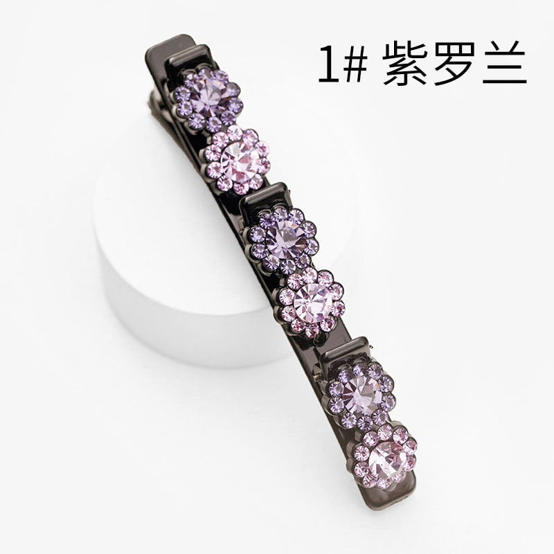 New Korean Elegant Hairpins Hairgrips Crystal Hair Clips For Women Girls Hair Accessories