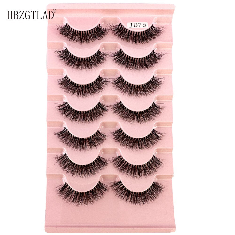 New Transparent Manga Eyelashes A-Type Fishtail False Eyelashes Extension Japanese Nude Makeup Lashes Wispy