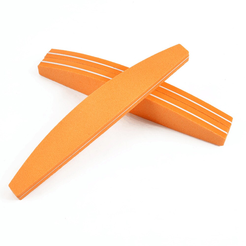 5pcs of Manicure Care Tools Nail File Buffer Sponge