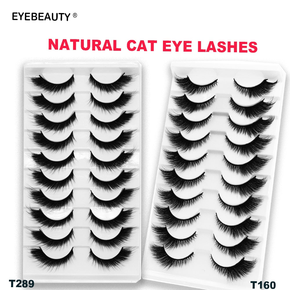 10/5 Pairs Natural Cat Eye Lashes