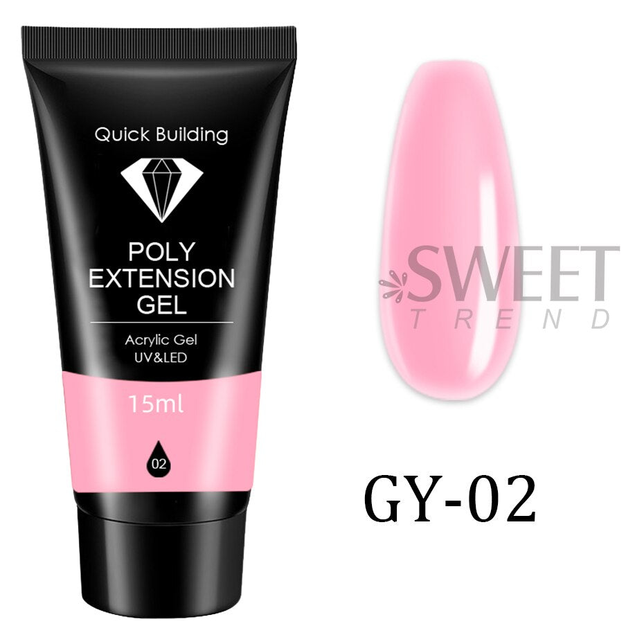 15ml Luminous Glow Nails Acrylic Extension Gel