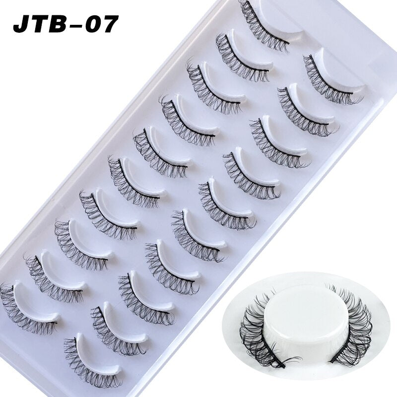 10 Pairs 3D Faux Mink Lashes Russian