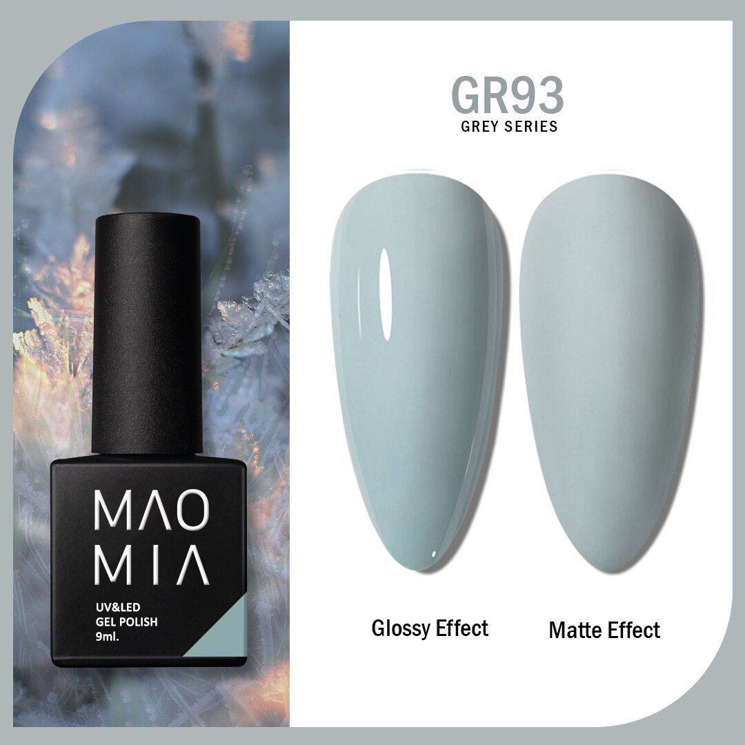 Gel Varnish For Nails Polish 10ml Soak Off UV LED Nails Semi Permanent DIY Nail Art Gels Nails Accessories Gray Color Series.
